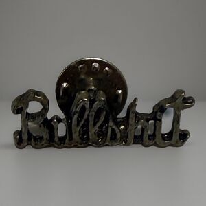 BullS*** Pin  ,Lapel Jacket Hat Pin